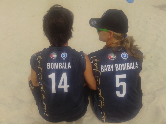 Mother and daughter on the same team! Photo courtesy of Andrea Bombala.